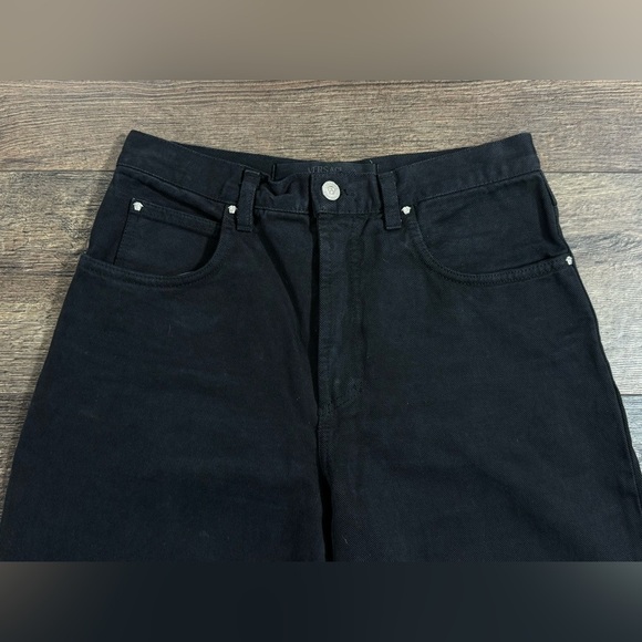 NWOT Vintage Versace Black Straight Leg Jeans - Picture 3 of 10